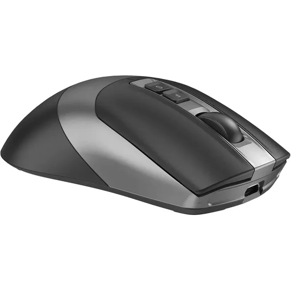 A4Tech FB50CS Plus Wireless Mouse, Bluetooth And 2.4GHz, Silent Clicks, Rechargeable, 3200 DPI, Black