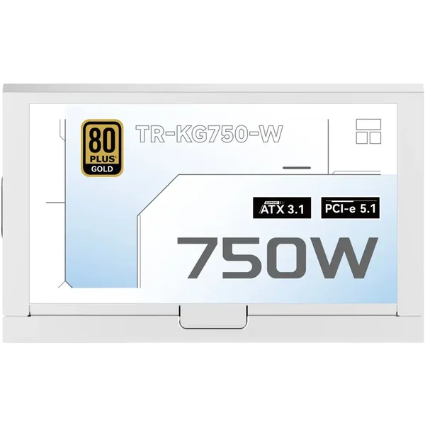 Thermalright KG-750 750W 80 Plus Gold Fully Modular Power Supply, Intel ATX 3.1 Certified, DC-DC Circuit Design, White
