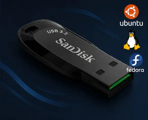 sandisk USB Multi Linux Distros Iso 32gb Gen1 3.2 Flash Drive 