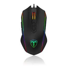 T-Dagger Sergeant TGM202 Wired Gaming Mouse 4800 DPI RGB 7 Programmable Buttons USB Mouse