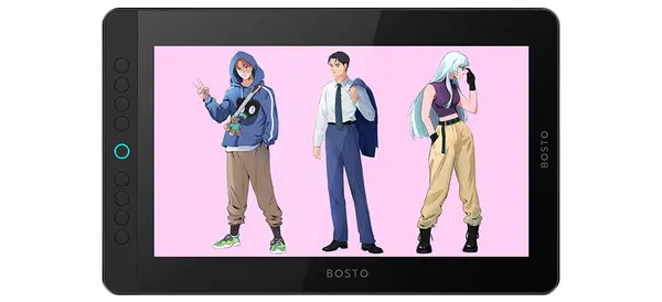 BOSTO BT-13HDK-T 13.3" Full HD Pen Display Drawing Tablet with 8192 Pressure Stylus