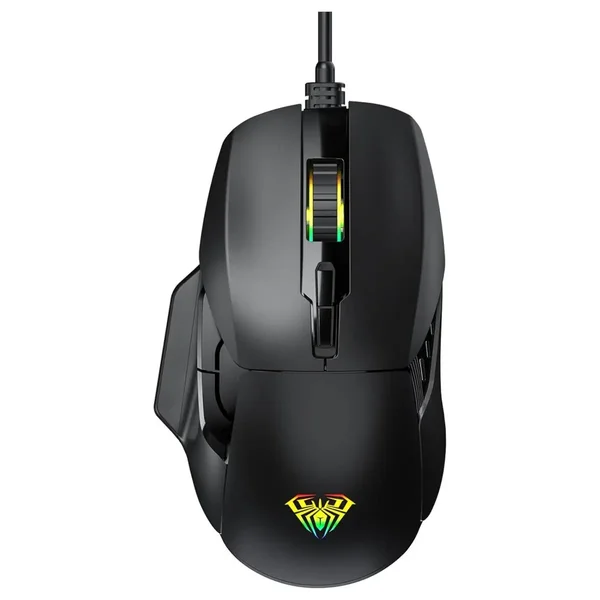 AULA F815 A825 Wired Gaming Mouse 12800DPI Black