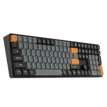 Darkflash GD110 Full Size Wireless Mechanical Keyboard - Wired/Wireless 2.4G, PBT Keycaps, N-Key Rollover, 1200mAh Battery