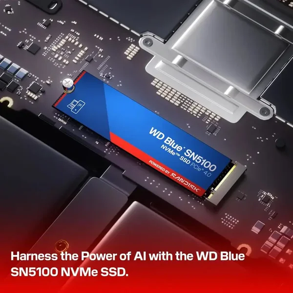 WD Blue SN5100 2TB NVMe Gen4 Internal SSD – 7100 MB/s Read Speed