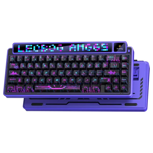 AULA AMG65 Purple Aluminum Wired Mechanical Gaming Keyboard - Jasper Switch, Compact 65%