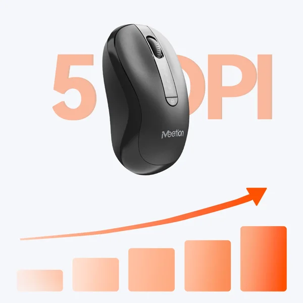 Meetion BTM185 Dual-Mode Wireless Mouse – 2.4G + Bluetooth, 3200 DPI
