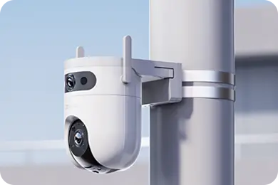 EZVIZ H9c Dual 2K WiFi Outdoor Pan & Tilt Security Camera – Dual-Lens, Wide-Angle, Full-Color Night Vision, AI Tracking