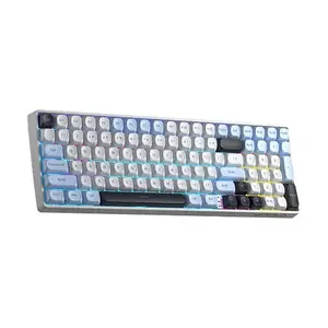 AULA S100 Pro Light Blue + White + Black Purple Red Switch Mechanical Gaming Keyboard