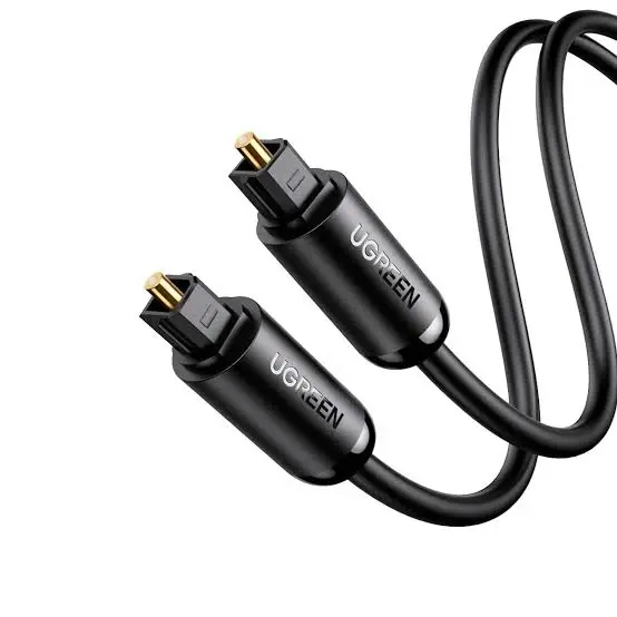 UGREEN 70893 Toslink Optical Audio Cable – Digital SPDIF Sound Cable, Black, 3 Meter