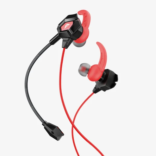 Faster GH-1A Gaming Wired Earphones – 3.5mm, Low Latency, 10mm Driver Audio, Built-in Mic