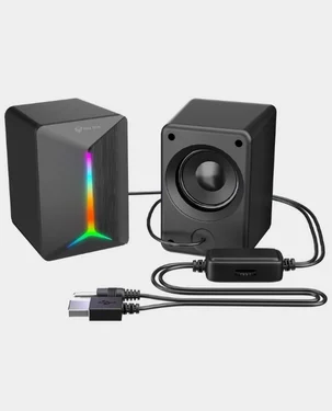 Meetion SP2011 2.0 Desktop Speakers – 3.5mm + USB, 3W x2 RMS