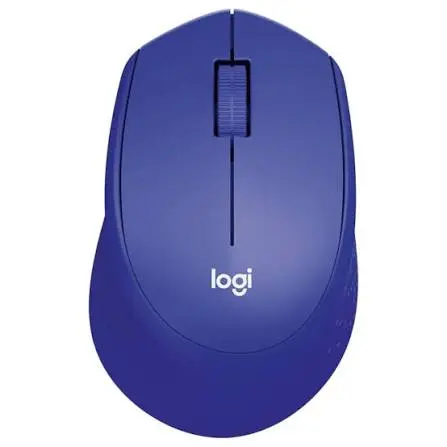 Logitech M331 Silent Wireless Mouse – Blue