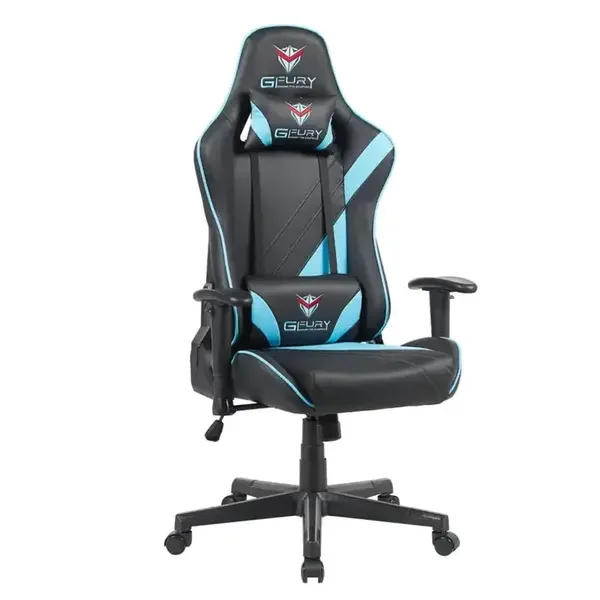 GFURY GF-KW-M7308-2 Gaming Chair Black Gold PU Leather Adjustable Armrest Ergonomic Racing Style Gaming Chair Class 4 Gas Lift Pakistan