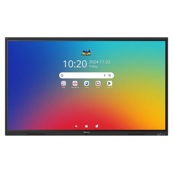 ViewSonic ViewBoard IN7505-C 75" Google EDLA Certified Interactive Display Android 16 - 8GB RAM 128GB, WiFi, AI Tools for Smart Classroom