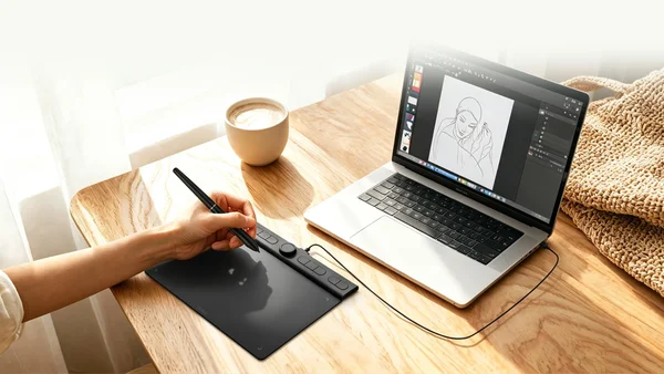 VEIKK Creator VK850 Graphics Drawing Tablet – 8x5 Inch Active Area, 16384 Pressure Levels, Battery-Free Pen