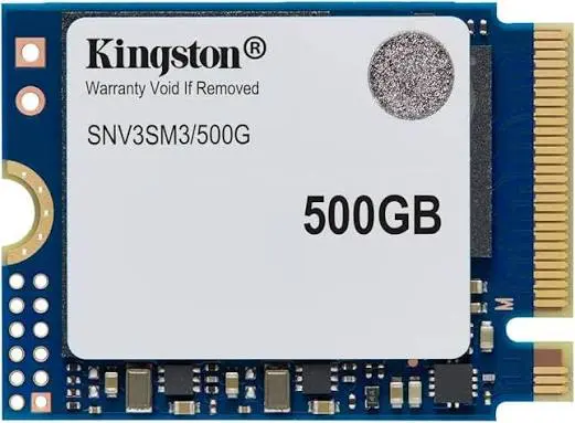 Kingston NV3 500GB NVMe M.2 2280 PCIe Gen4x4 SSD – Up to 5000MB/s Read, 3000MB/s Write, High-Speed Internal SSD