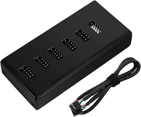 Thermalright HUB X5 USB 2.0 Black Multi-Port Hub