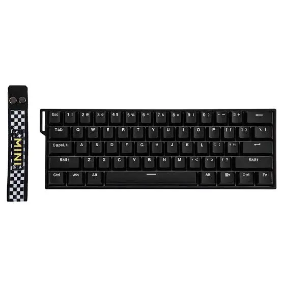 AULA Mini60 HE Black Side Engraved Stormrise Magnetic Switch Tri-Mode Mechanical Gaming Keyboard - Wireless Hot-Swap RGB