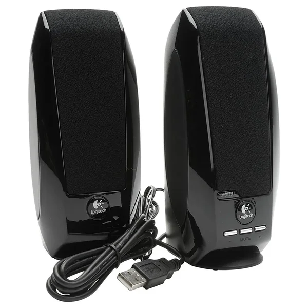 Logitech S150 2.0 USB Stereo Speakers Black - Digital USB Speakers for PC & Laptop (980-000029)