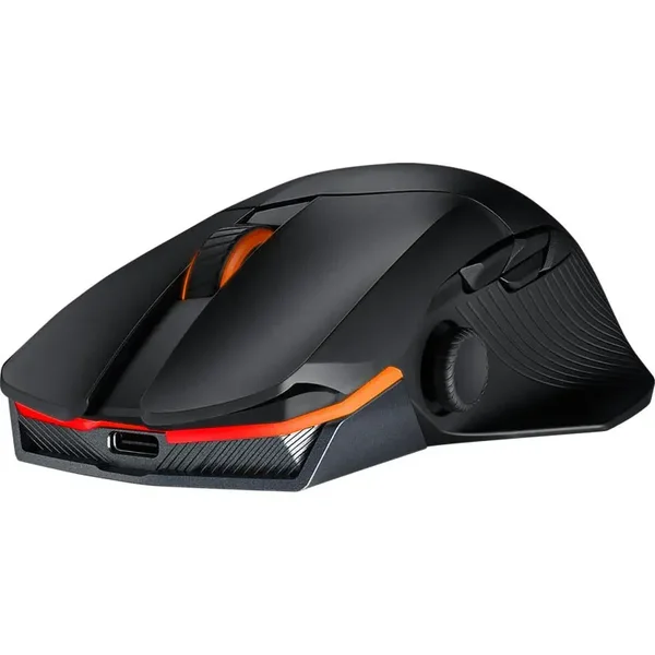 ASUS ROG Chakram X P708 Wireless Gaming Mouse – 36,000 DPI Optical Sensor, Tri-Mode Connectivity, Joystick Control, Qi Wireless Charging, RGB Gaming Mouse Black