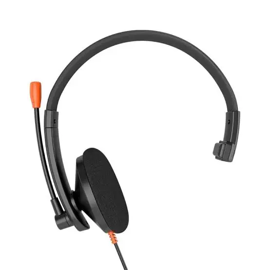 Meetion HP002U Black USB Call Center Headset – Boom Mic, Wired