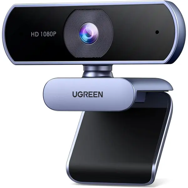 UGREEN USB HD Webcam | Full HD USB Webcam with Built-in Microphone for Video Calls, Streaming & Online Meetings
