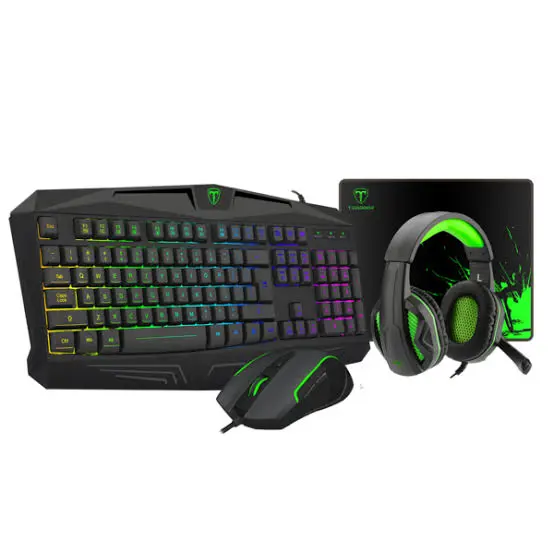 T-Dagger Legion TGS003 4-in-1 RGB Gaming Combo Set – Gaming Keyboard, Mouse, Headset & Mouse Pad