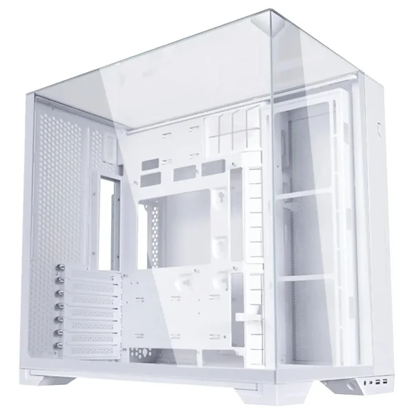 Lian Li O11VPW O11 Vision Compact ATX Mid-Tower Case – White, 3-Side Tempered Glass, Back-Connect, 408mm GPU, 360mm Radiator