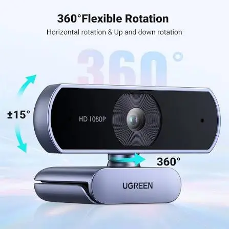 UGREEN 4K Webcam Ultra HD 1080P 60FPS with Microphone