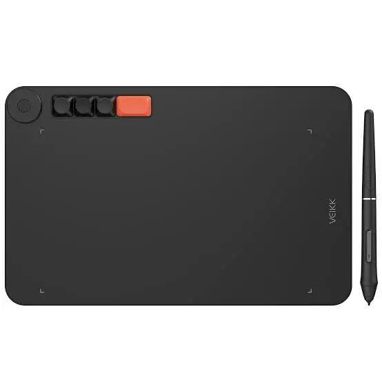 VEIKK Voila V2 Graphics Drawing Tablet – Professional Digital Pen Tablet with Battery-Free Stylus | 8192 Pressure Levels | Portable Drawing Tablet for Artists & Designers