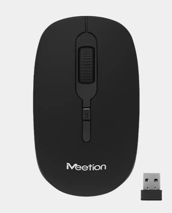 Meetion R547 Black Wireless Mouse – 2.4G, 1600 DPI, 3-Button