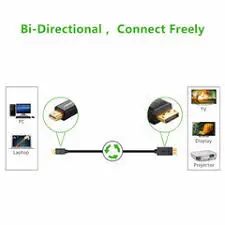 UGREEN 10477 Mini DisplayPort to DisplayPort Cable 1.5M – Mini DP to DP High Speed Display Cable