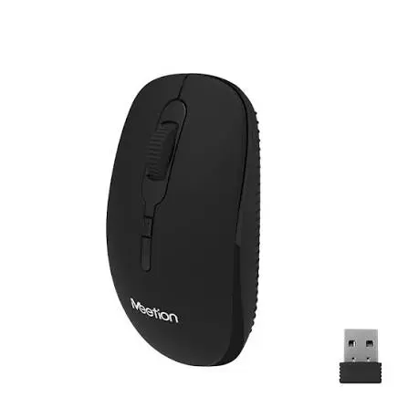 Meetion R547 Black Wireless Mouse – 2.4G, 1600 DPI, 3-Button