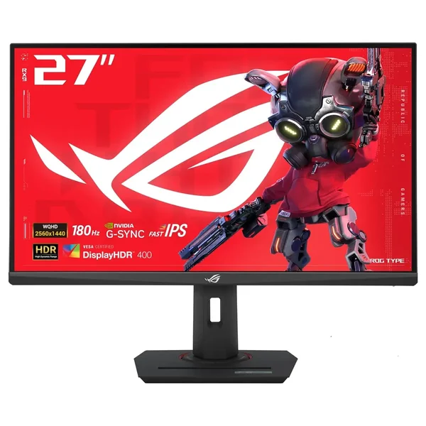 ASUS ROG Strix XG27ACMES 27" 2K QHD Fast IPS Gaming Monitor – 255Hz 0.3ms ELMB Sync HDR400 USB-C Gaming Display
