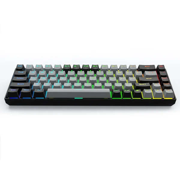 E-YOOSO Z-686 RGB Mechanical Gaming Keyboard 65% Compact Hot-Swappable Gaming Keyboard