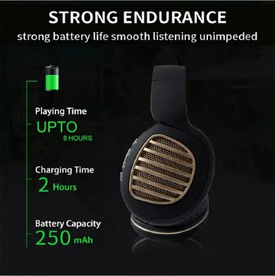Faster S4 Wireless Headphones – HIFI Sound Quality, Bluetooth v5.0, AUX Support, Up to 8 Hrs Playtime