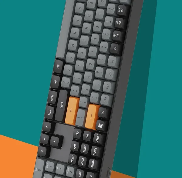 Darkflash GD110 Full Size Wireless Mechanical Keyboard - Wired/Wireless 2.4G, PBT Keycaps, N-Key Rollover, 1200mAh Battery