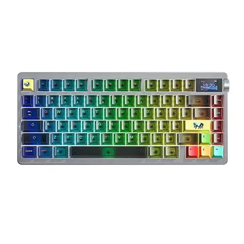 AULA Nova75 Black Frosted Tri-Mode Wireless Mechanical Gaming Keyboard - LEOBOG Dream Sakura Switch