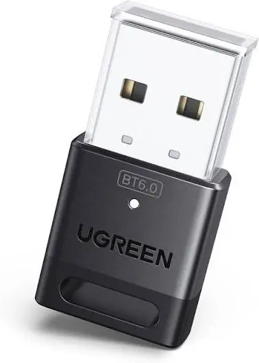 UGREEN Bluetooth 6.0 USB Adapter Dongle for Connecting Mouse Keyboard Headset to PC Laptop