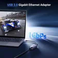 UGREEN USB to RJ45 Ethernet Adapter Aluminum Case Space Gray for PC