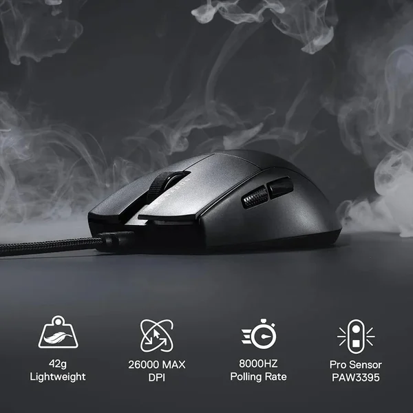 Redragon King 8K M996 Wired Gaming Mouse 8000Hz Report Rate 42 Gram Lightweight
