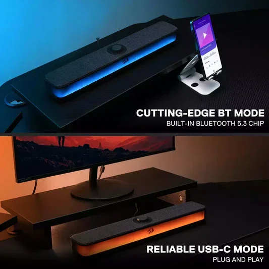Redragon Janna GS815 Bluetooth Home Theatre Sound Bar with Built-in Subwoofers