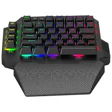 T-Dagger Capri TGK318 One-Handed Mechanical Gaming Keypad with Outemu Blue Switches, RGB Backlight, 6 Macro Keys & 2.4GHz Wireless