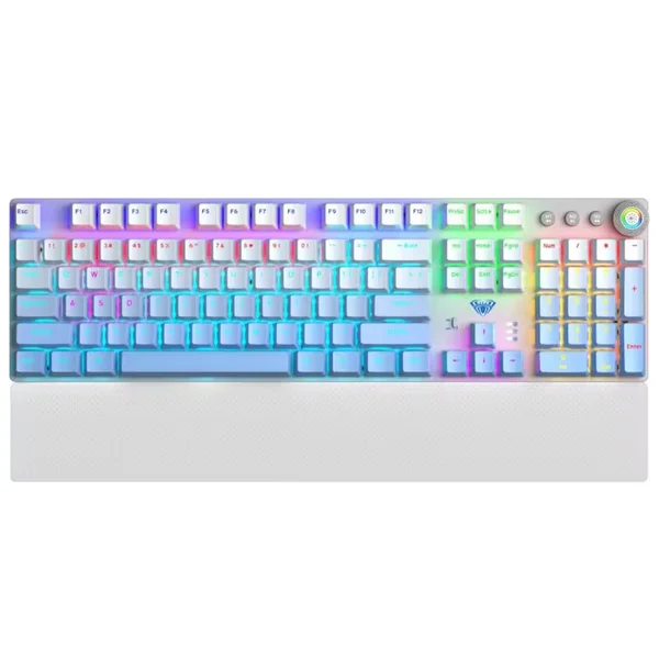 AULA F2088 Air Gradient Blue Red Switch Mechanical Gaming Keyboard
