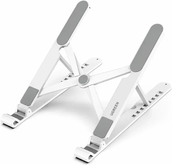 UGREEN X-Shaped Folding Laptop Stand – Portable Ergonomic Notebook Holder for Desk & Office