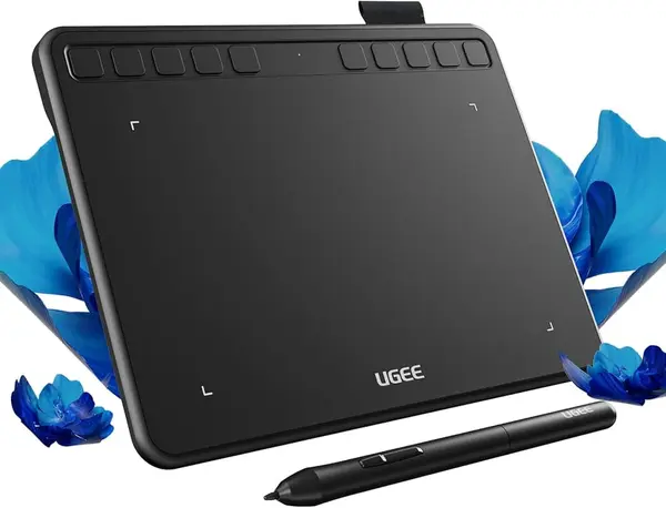 UGEE S640 6.5-Inch Graphics Drawing Tablet with Battery-Free Stylus & 8192 Pressure Levels