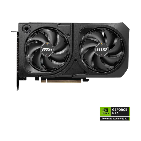 MSI GeForce RTX 5060 Ti SHADOW 2X 8G OC PLUS Graphics Card | 8GB GDDR7 PCIe Gen 5 Gaming GPU