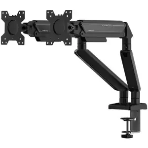 AndaSeat Stealth II Duo Dual Monitor Arm – Black & White