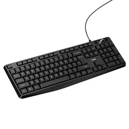 Rapoo NK2600 Wired USB Keyboard – Spill-Resistant, Laser-Carved Keys with Multimedia Hotkeys