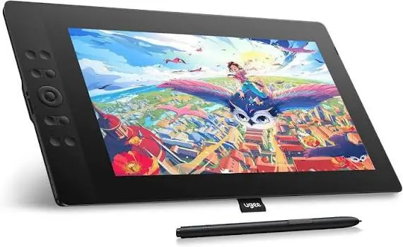 UGEE UE16 15.4" Full HD Pen Display Drawing Tablet – 143% sRGB, 16384 Pressure Levels, Full-Laminated Screen